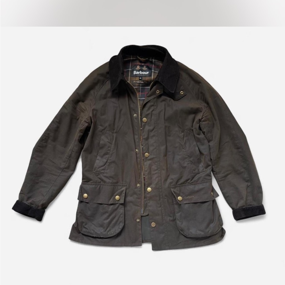 Barbour Men's Olive wax Jacket